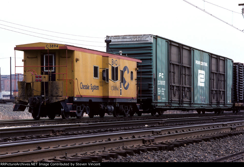 Chessie System caboose B&O C3894